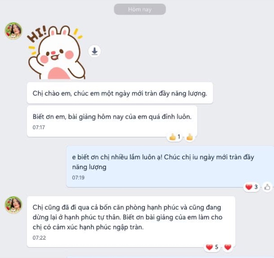 Phản hồi học viên