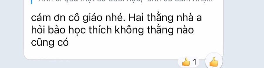 Phản hồi học viên