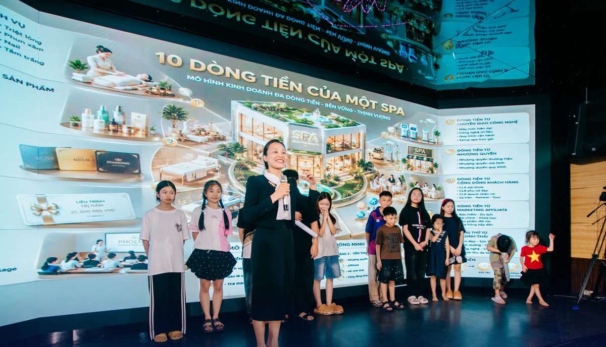 Nguyễn Huyền Kita cùng học viên